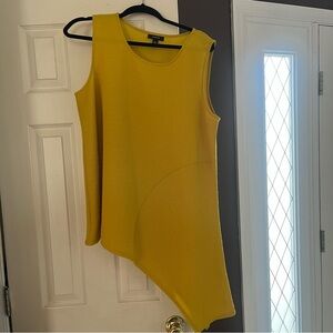 Women’s Alfani Asymmetrical Yellow Tank Top Size XL